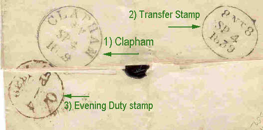 3 unpaid stamps